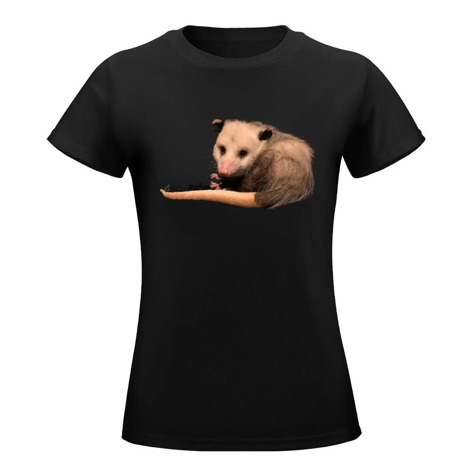Руфус футболка Opossum винтажная одежда женские топы летние