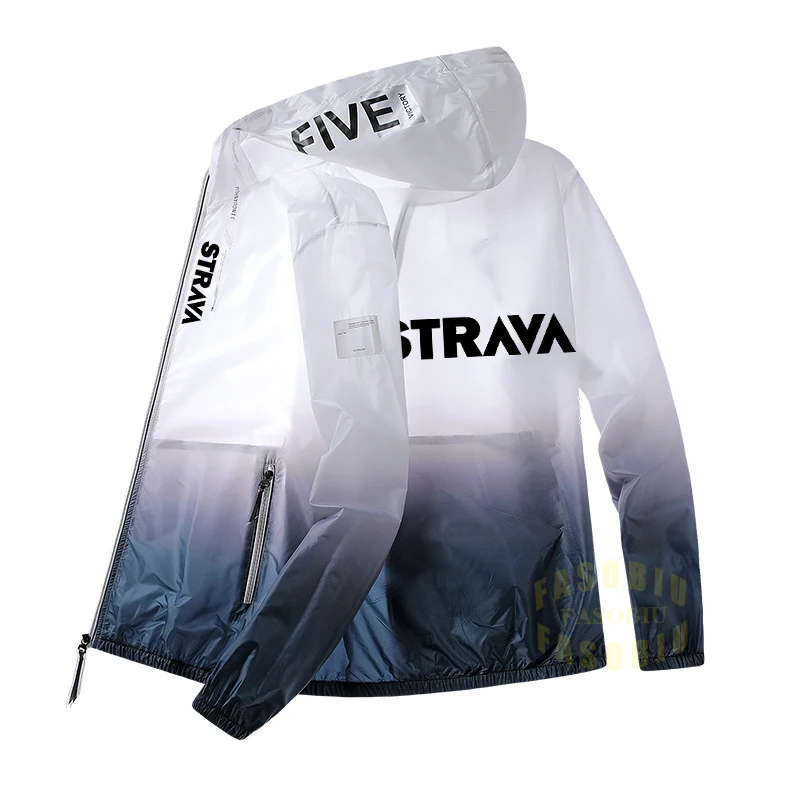 

Куртка Strava Aniti-UV для езды на велосипеде, тонкая ветровка из Джерси для езды на горном велосипеде, Мужская короткая куртка для езды на велосип...