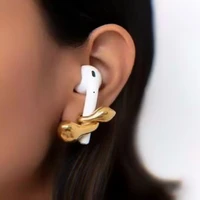 european and american fashion minimalism to prevent loss of headphones earrings irregular unisex stud earrings jewelry gifts