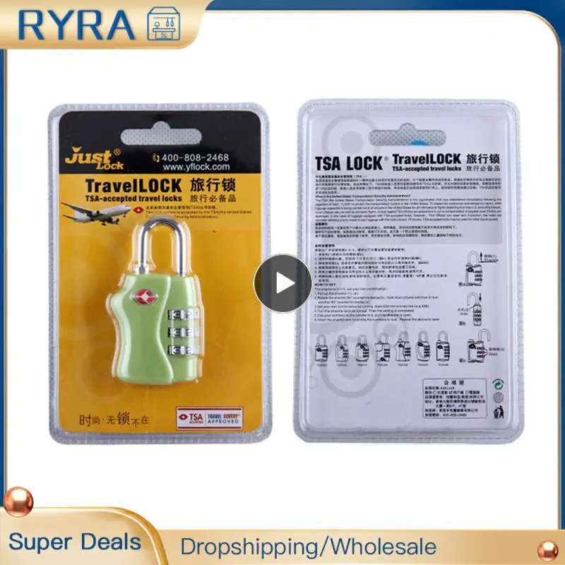 Лидер продаж замок с кодом на таможне TSA 4 цифрами и для чемоданов металлические