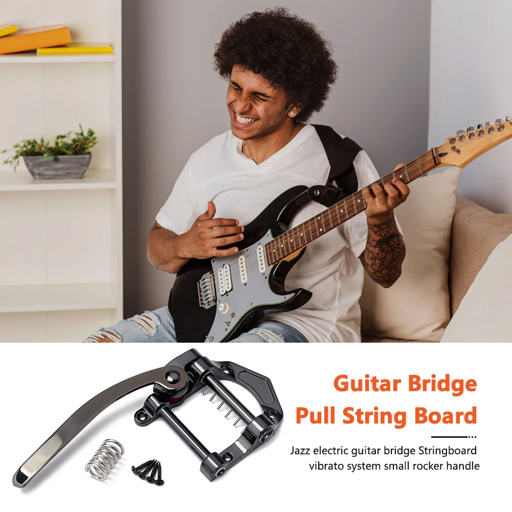 

Набор запасных частей для гитары Jazz Guitar Tremolo, аксессуары для электрогитары, Запчасти для любителей музыки