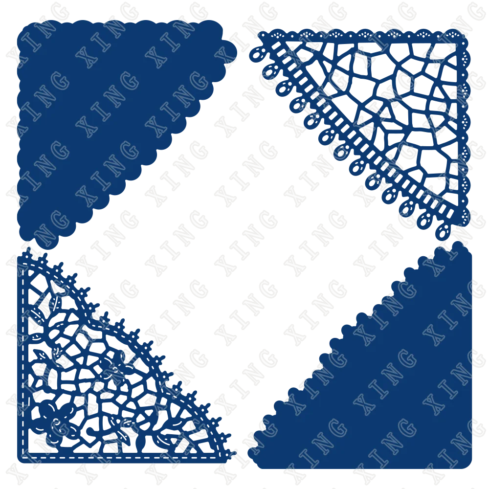 

2022 Lace Corners Metal Cutting Dies Mold Various Card Series Scrapbook Paper Craft Knife Mould Blade Punch Cut Die Arrival
