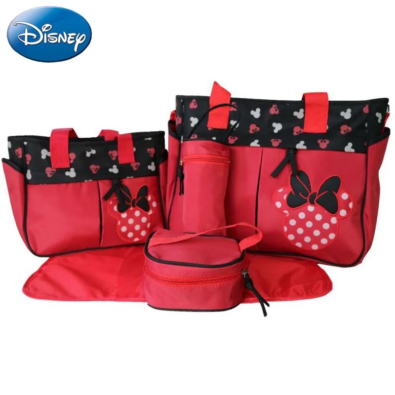 Bag Tote Cartoon Fashion 5 Piece Baby Bag Large Capacity Mul