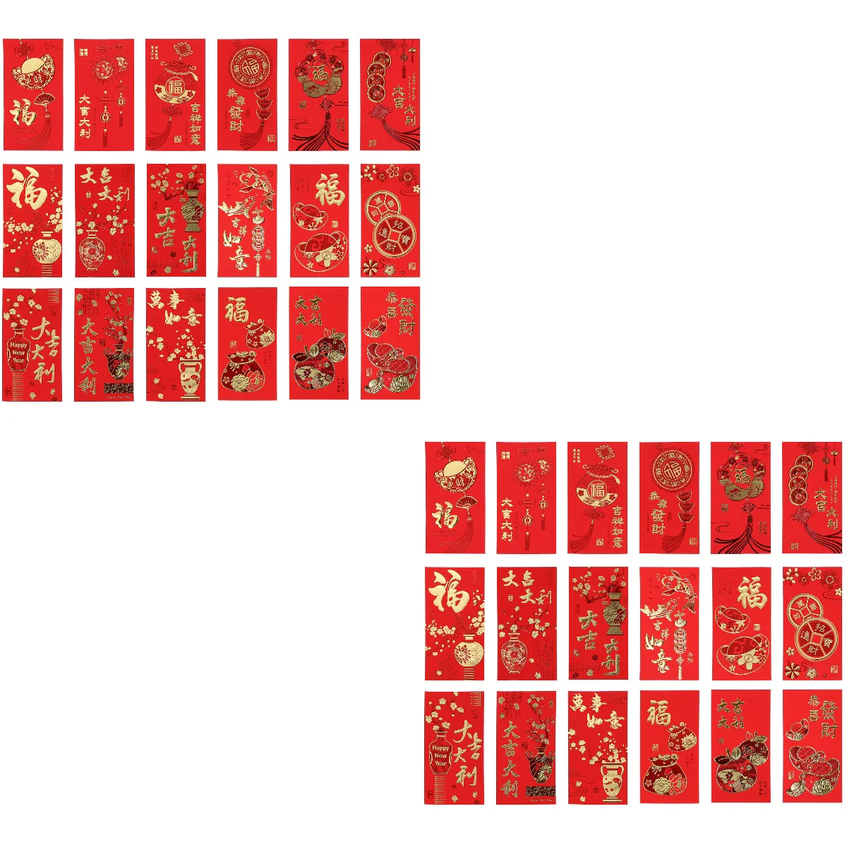 

Red Envelopes Year New Money Chinese Packet Bao Hong Envelope Large Lucky Hongbao Packetscash Pockets Gift Decoration