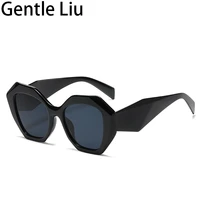 fashion oversized sunglasses women big frame 2022 luxury brand designer sun glasses for ladies polygonal retro eyewear uv400