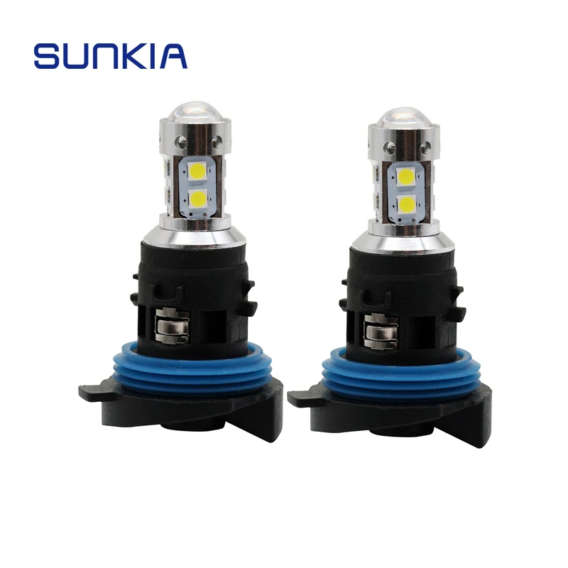 

3030 10SMD Белый/янтарный PH24W Canbus DRL для Peugeot 3008 5008 для Citroen C5 MK2 дневные ходовые огни
