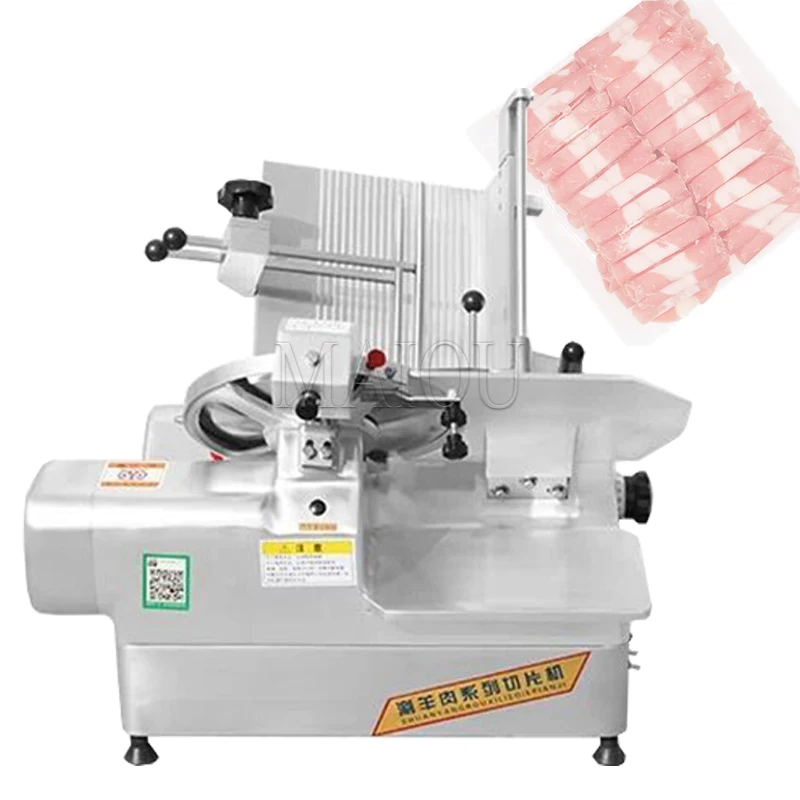 

Automatic Meat Slicer Machine Electric Frozen Meat Slicer Mutton Roll Beef Cutter Lamb Rolls Cutting Machine