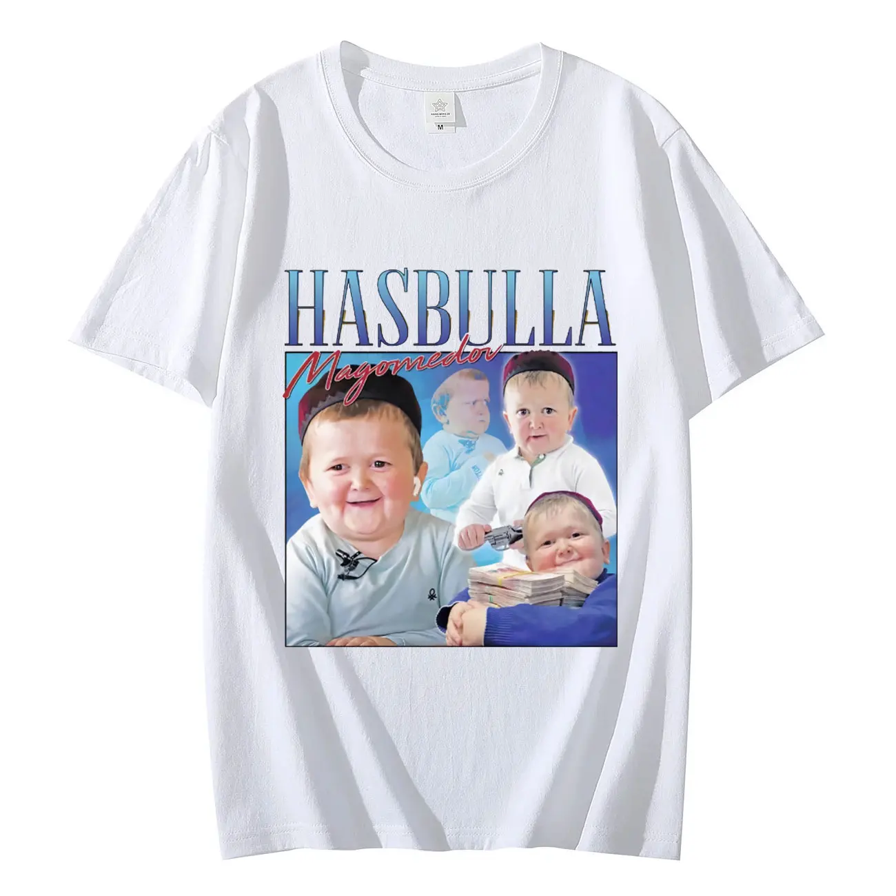 Футболка Hasbulla Magomedov с забавным мемом для борьбы русская блоггера графические