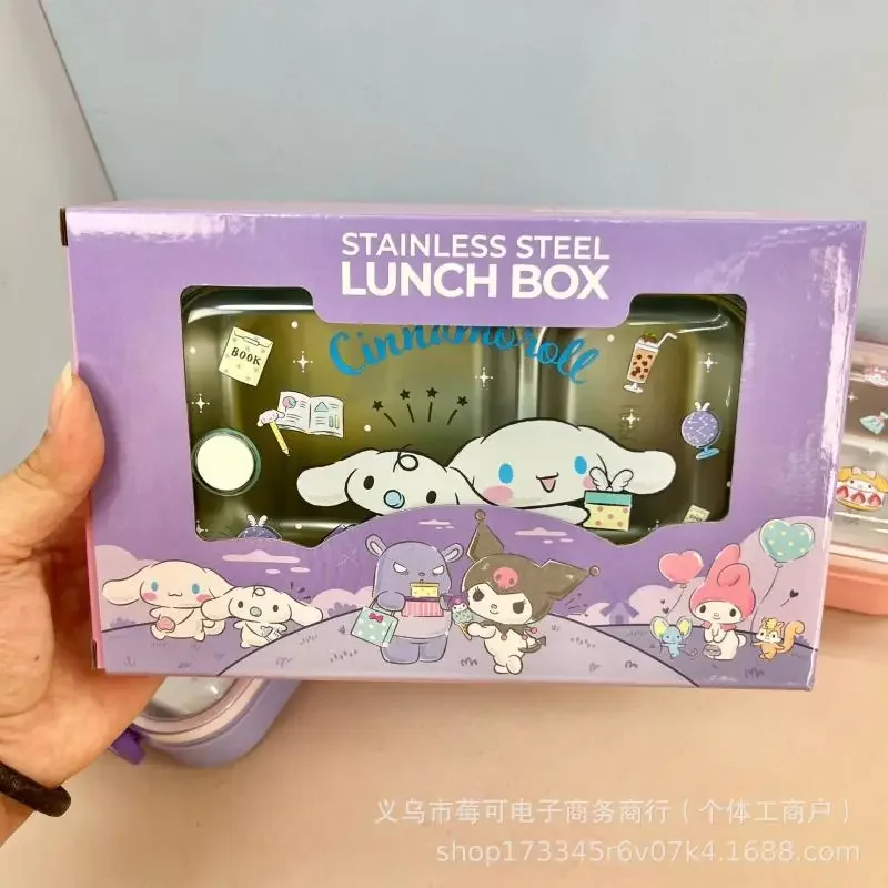 Лидер продаж Ланч-бокс с героями мультфильмов Sanrios Hellokitty Kuromi милый в стиле аниме