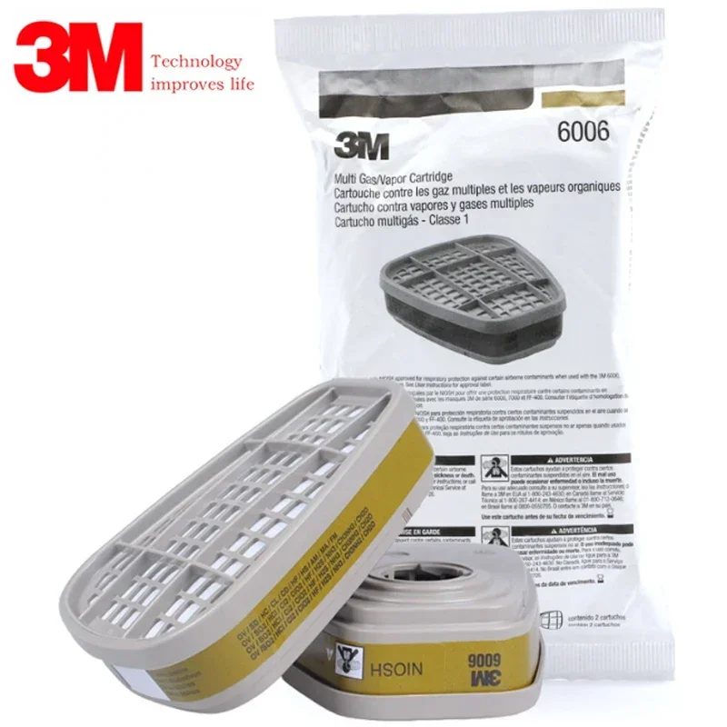 Картриджный фильтр 3M 6001 6002 6003 6006 Совмест с маской 3M 6200 7502 6800 вместе использовать (art.: 3920ca428443e) - 3920ca428443e