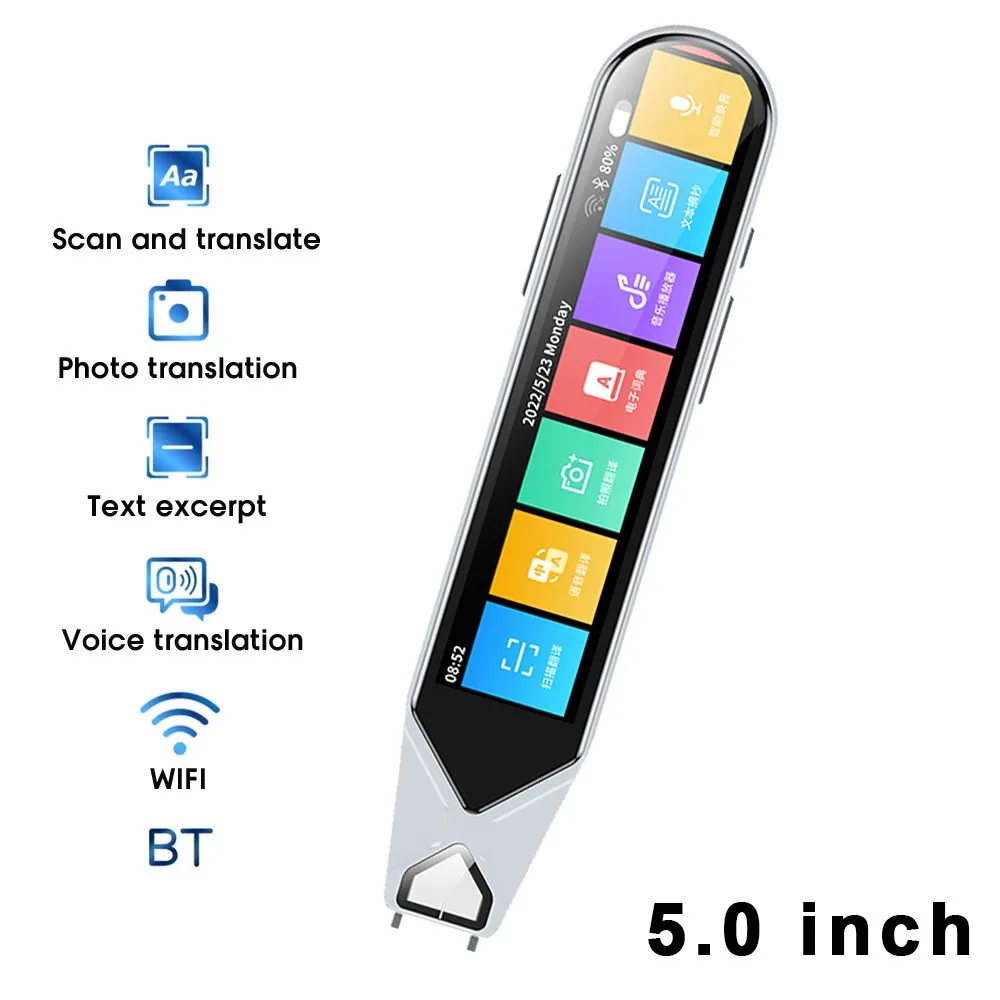 New MD08 Portable Pen Scanner 116 Languages Translation Pen Scanner Instant Text Scanning Reading Translator Device Hot Sale