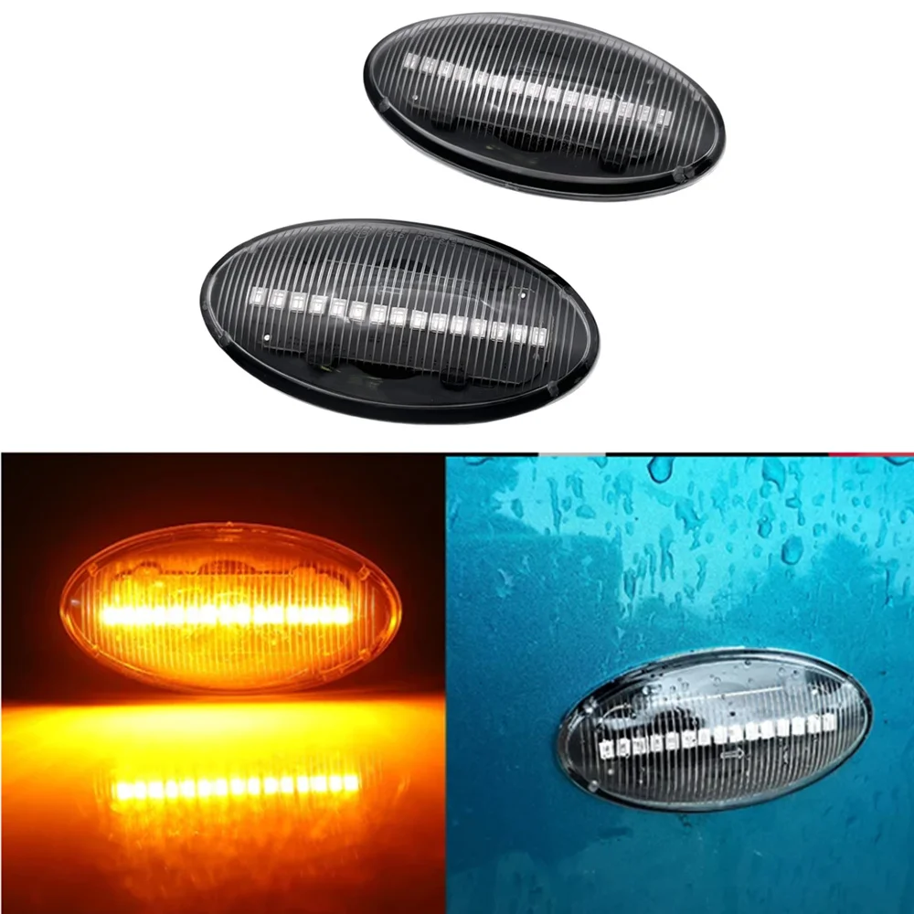 2 шт. автомобиль для Suzuki APV Alto Swift Jimny Vtarai SX4 светодиодный динамический боковой