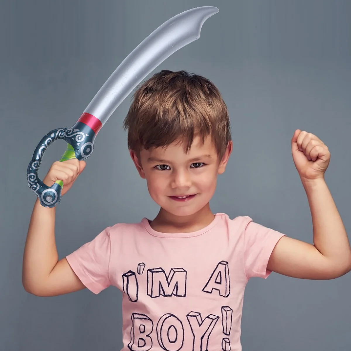 

6 Pcs Kidcraft Playset Party Supplies Inflatable Pirate Sword Small Children Toy Plaything Pvc