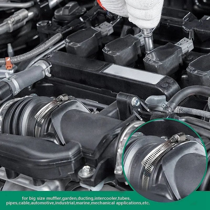 Зажим для шланга из нержавеющей стали 10 футов