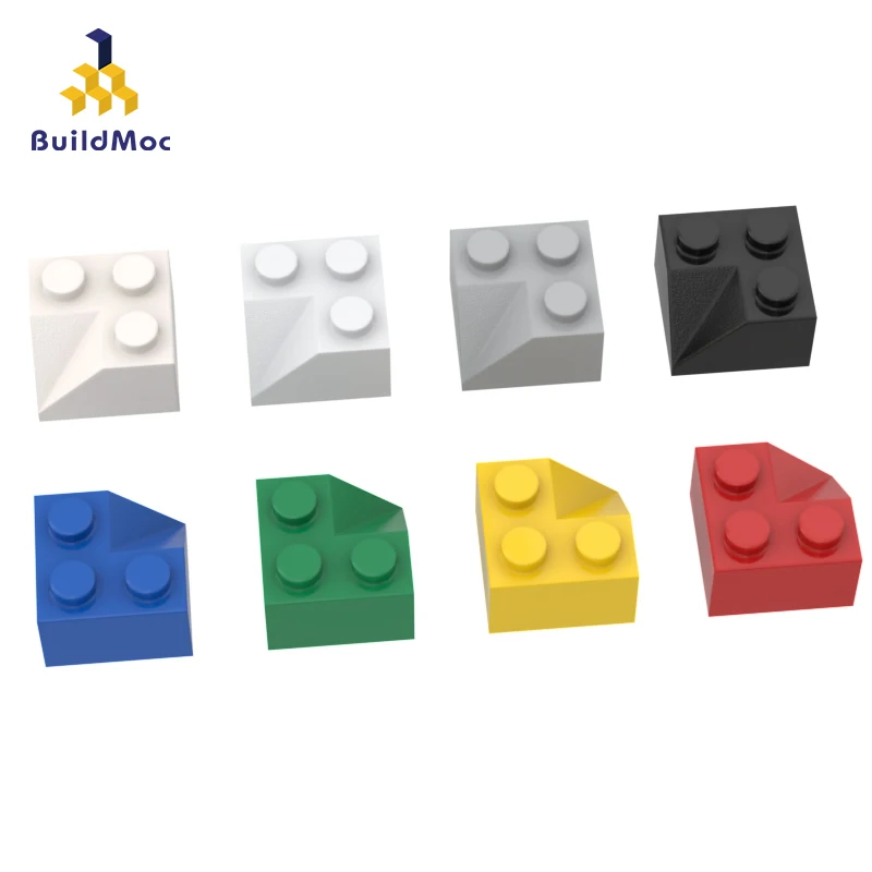 

MOC Bricks 3046 2x245 Degree Slope Concave Corner Roof Brick tech Building Block Model Kids Toy DIY Brick Parts Gift 10PCS