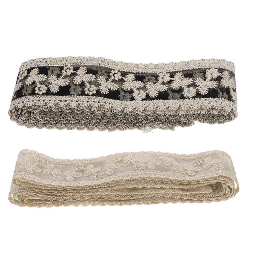 

2pcs Headdress DIY Ribbon Craft Wrapping Ribbon Decorative Ribbon DIY Supply