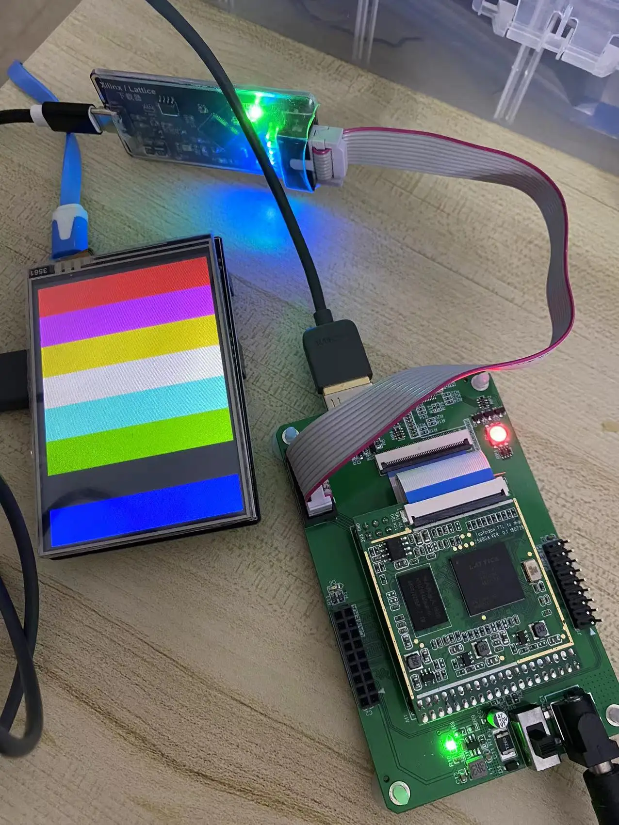 Сетчатая макетная плата MIPI FPGA, макетная плата для сбора изображений LFE5U-25f ECP5 lai DDR3