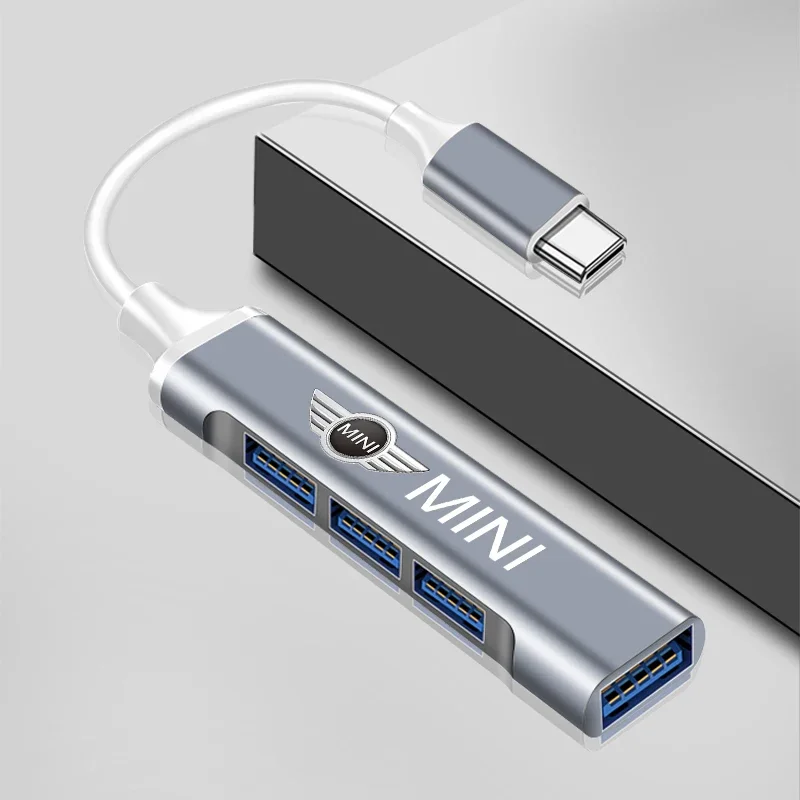 Новый автомобильный Стайлинг Type-C Turn USB-адаптер Многопортовый