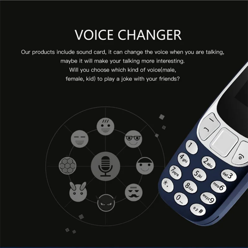 L8star Bm10 Мини-мобильный телефон Двойная SIM-карта с Mp3-плеером Fm Разблокировка