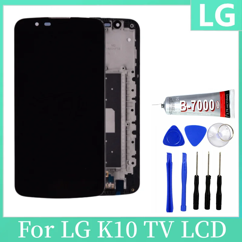 Оригинальный ЖК-дисплей для LG K10 TV K10TV K430TV K410TV с сенсорным дигитайзером в сборе с/без рамки (не для K10) Оригинальный ЖК-дисплей для LG K10 TV K10TV K430TV K410TV с сенсорным дигитайзером в сборе с/без рамки (не для K10)
