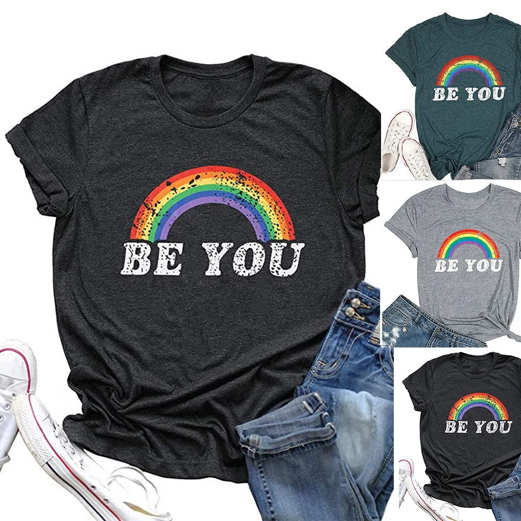 

Женская футболка с коротким рукавом и круглым вырезом