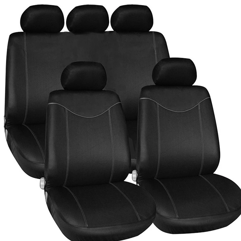 

5 Seats Car Seat Covers Universal Auto Seat Protector Cushion Front Rear Cover Interior Accessories