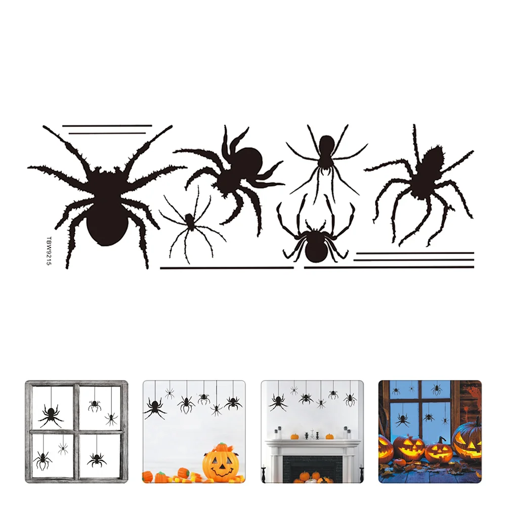 

1 Sheet Reusable Self-adhesive Durable Sticker Spider for Bedroom Living Room