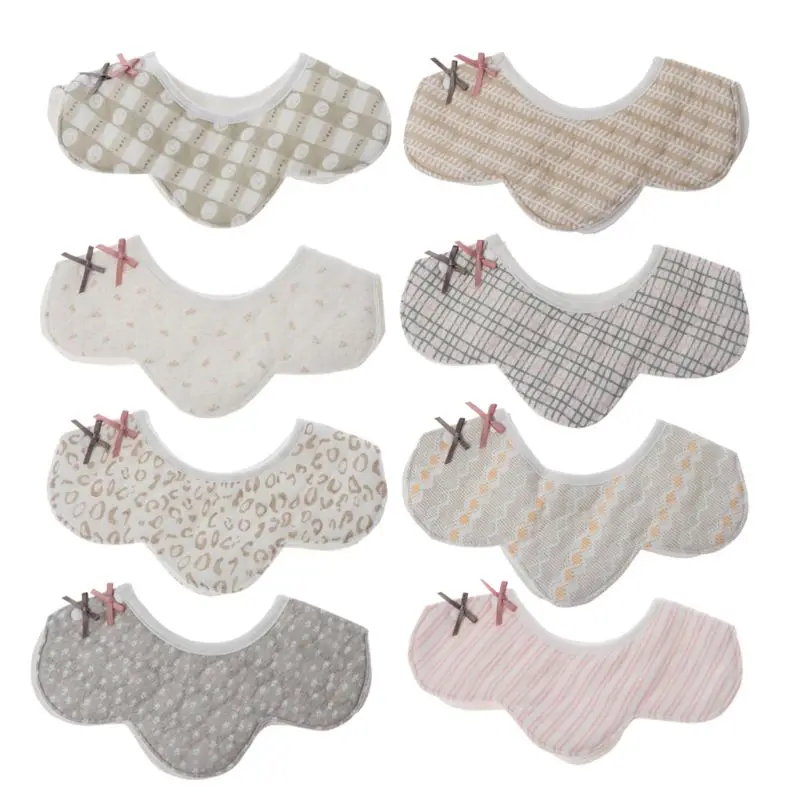 

Baby Bibs Cotton Flower Waterproof Cloth Bibs Saliva Towel Rotating Baby Babador Feeding Smock Infant Burp Cloths Bandana Bibs