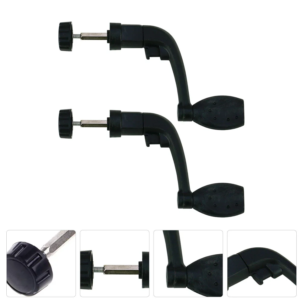 2 шт. рыболовная спиннер поворотный рычаг уличные ручки для катушек речные