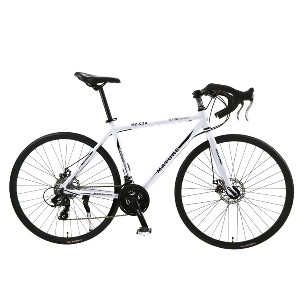

Mountain Bike Road Bike Adult Bicycle Aluminium Alloy Dual Disc Brake Variable Speed Outdoors Riding