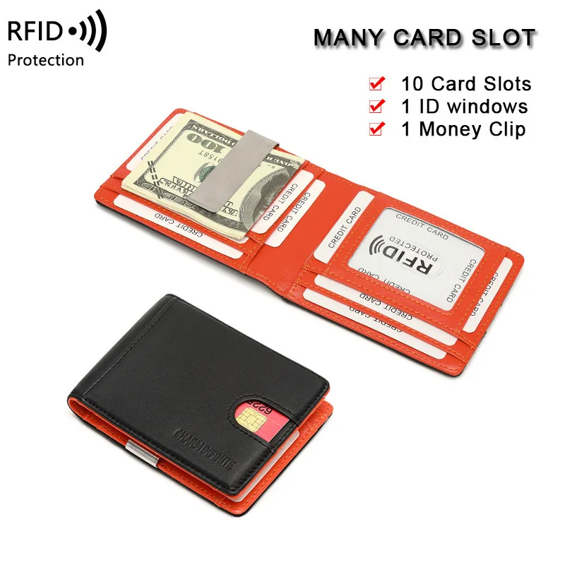 rfid mini wallet with money clip wallet card wallet for man men rfid blocking slim money clip walle rfid card wallet wallet pock