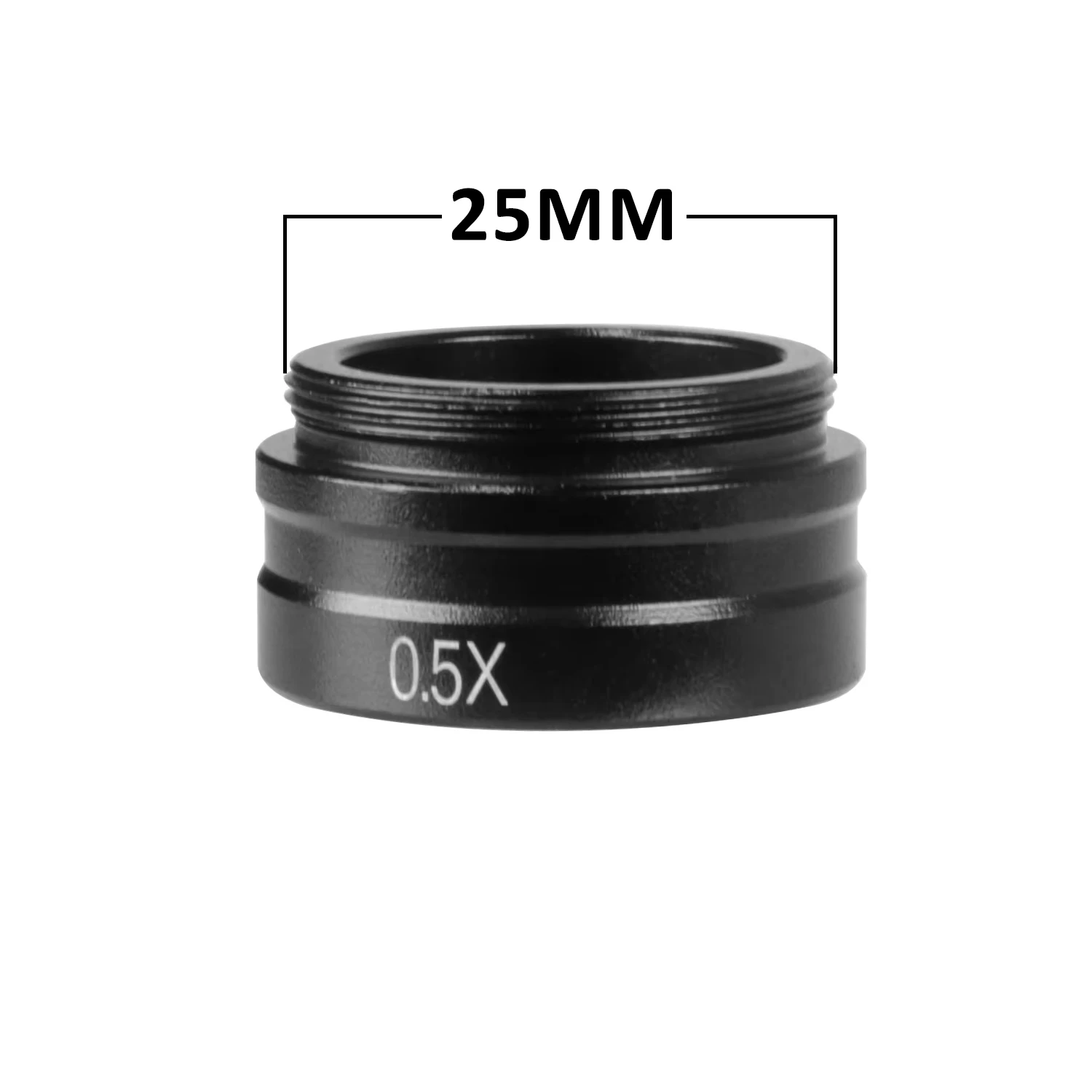 Фото YIZHAN 2X 0,5X вспомогательный объектив для микроскопа, костюм для объектива с креплением C 25 мм 150X, окуляры для микроскопа, инструменты для увеличения размера 1000 мм №3
