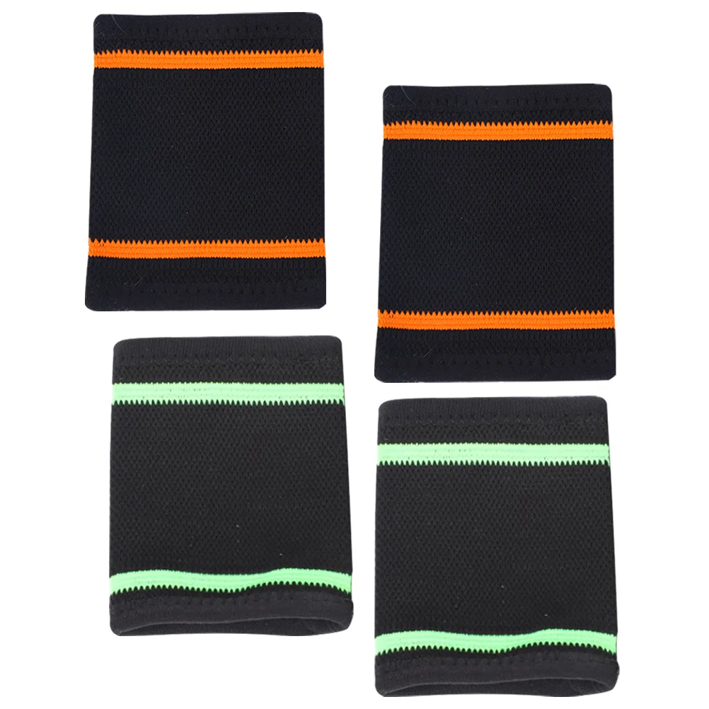 

4Pcs Fitness Wrist Brace Elastic Wristbands Elastic Wrist Protector Sweat Bands for Working Out