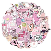 1050pcs funny pink style girl cartoon aesthetic stickers album travel luggage guitar waterproof graffiti journal sticker