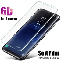 for samsung galaxy s7 edge protective on the glass for samsung galaxy s8 s9 plus s5 s6 tempered phone screen protector film