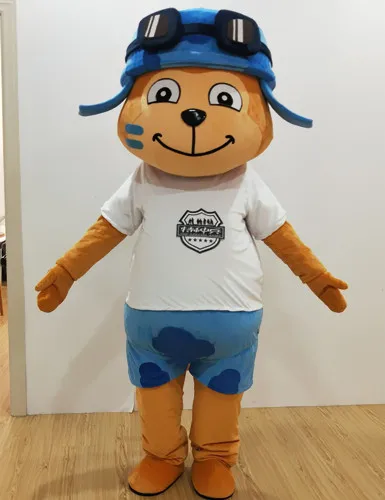 

Little Monkey Mascot Pilot Props Doll Cartoon Doll Clothing Clothes Fursuit Mascot Costume