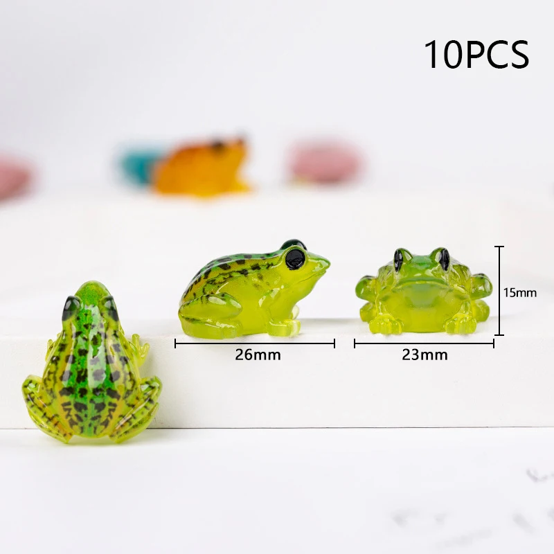

1/10 шт. мини светящаяся Сова Лягушка рыба утка микро украшения животные суккуленты Горшечное украшение