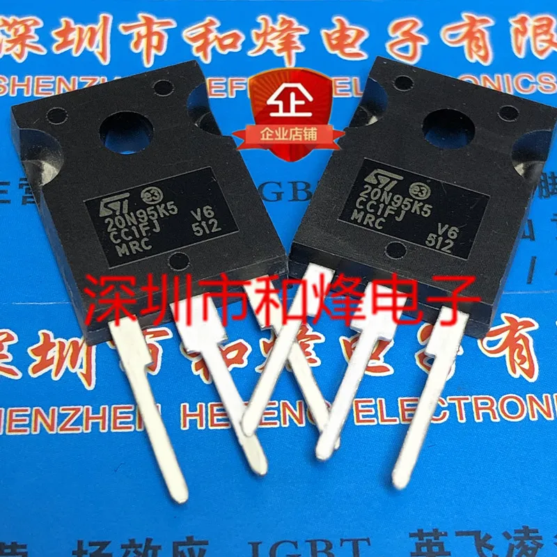 

5PCS-10PCS STW20N95K5 20N95K5 TO-247 950V 17.5A NEW AND ORIGINAL ON STOCK