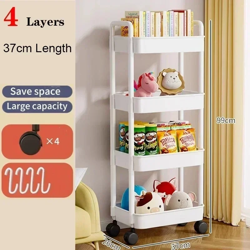 Estante grande para cochecito estante de almacenamiento suelo cocina dormitorio aperitivos multicapa bebé baño