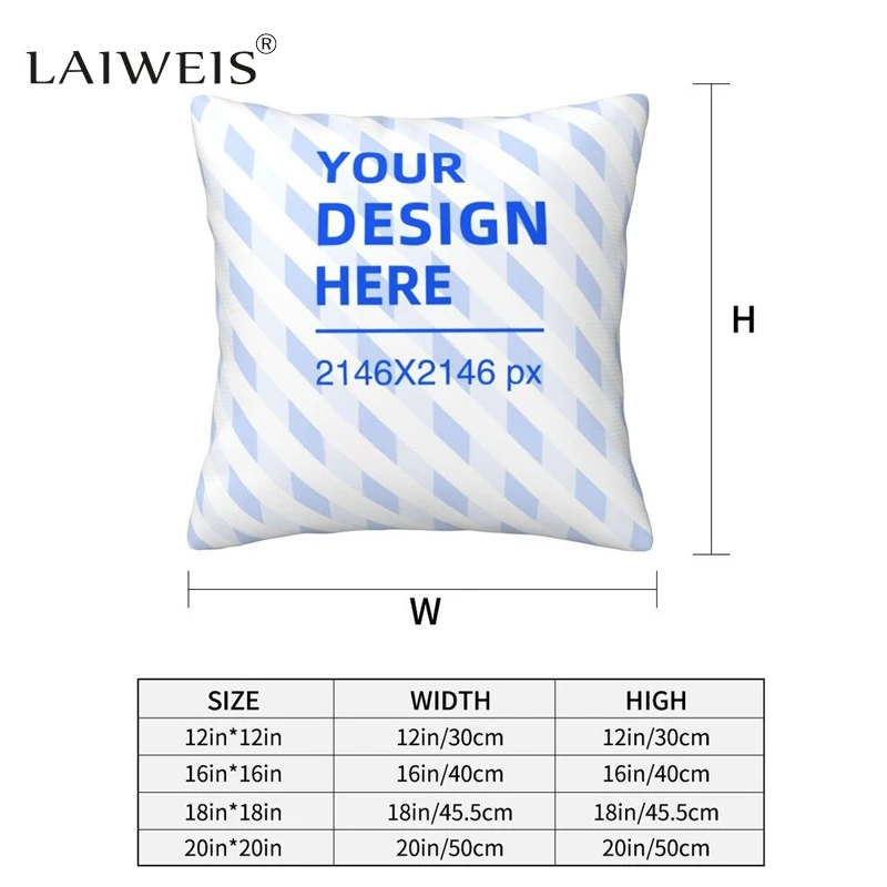 Подушка LAIWEIS на заказ подарок день рождения сделай сам индивидуальная для