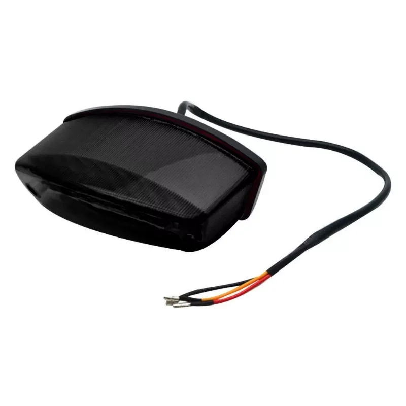 Universal 12V Motorcycle License Plate Light Red Tail Rear Light Brake Stop Lamp G8TE