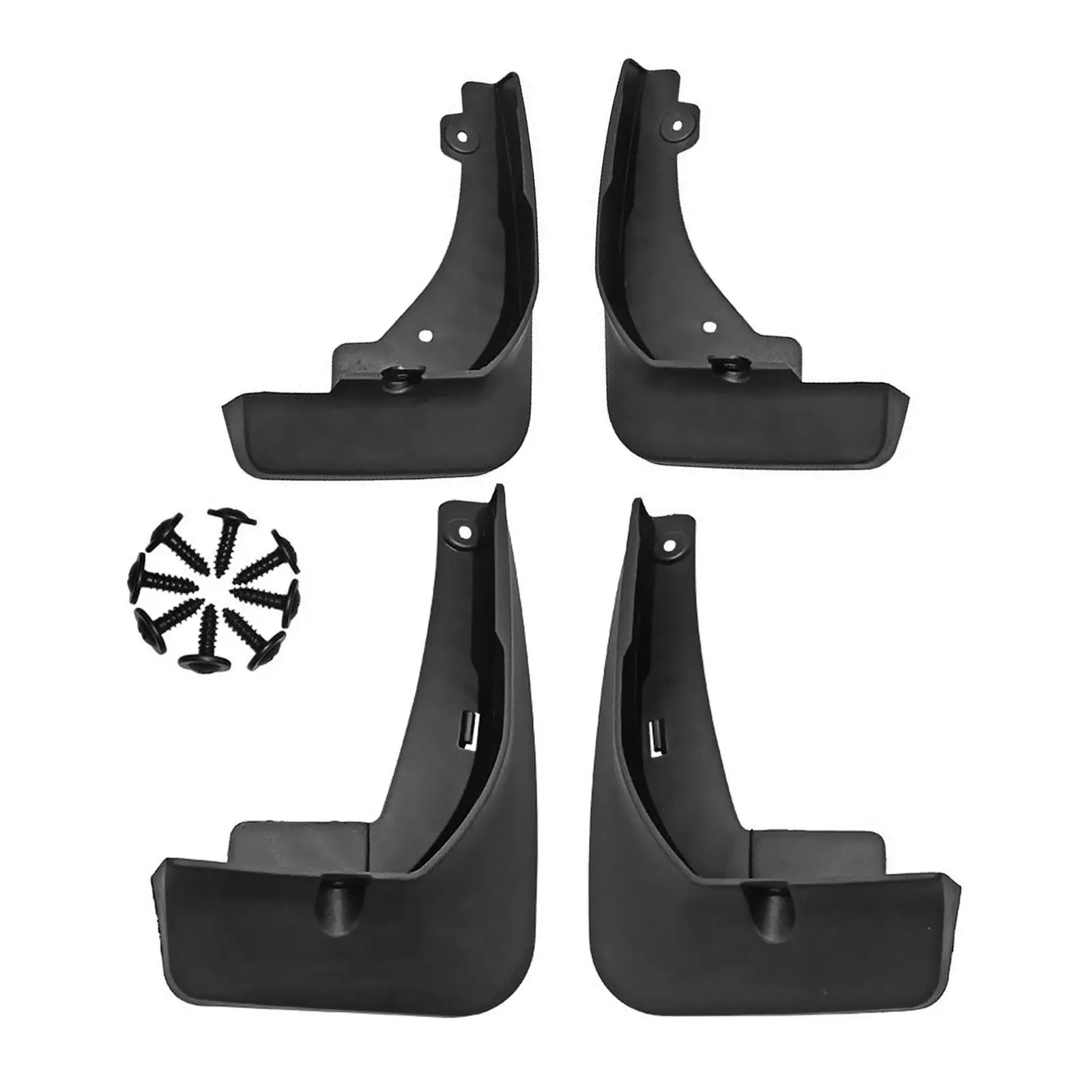 

4Pcs Car Wheel Mud Flaps Premium Exterior Parts Replaces Splash Guards for
