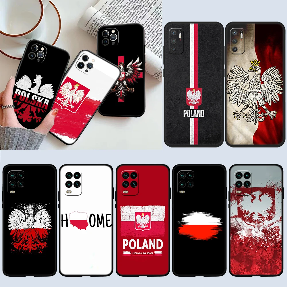 Фото Чехол с флагом Польши HY23 для Motorola Edge 60 60s 70 G86 G56 G54 E14 G04S G45 G54 G64 S30 S50 X30 X40 X50 Ultra Pro Power №1