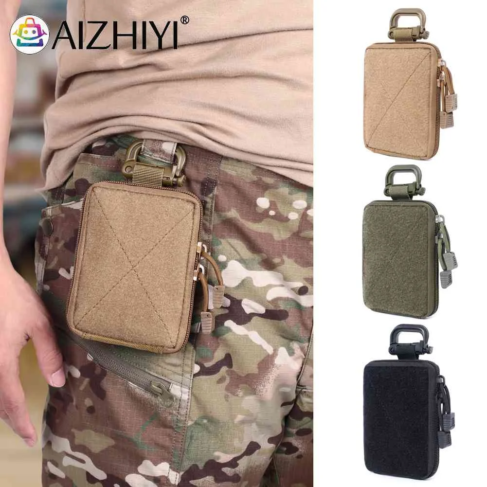 

Multifunctional EDC Tool Accessories Sports Bags Zipper Wallet Purse Outdoor Camping Travel Cycling Hunting Molle Pouch Waist