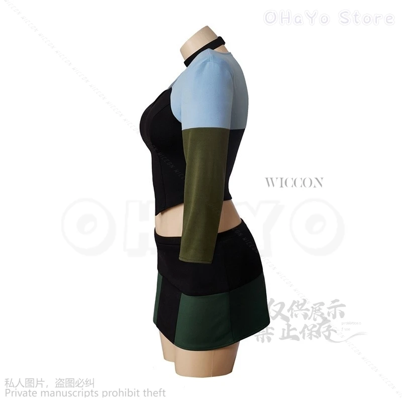 Аниме Total Drama Island Гвен Косплей Костюм Комплект галстуков Студенты Рождество