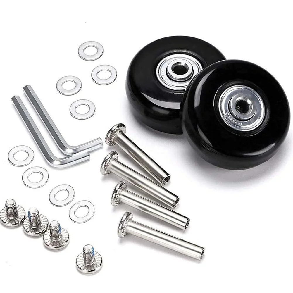 

Wheels Replacement Caster Luggage Suitcase Rubber Stroller Casters Scooter Swivel Kit Tool Repairsmall Retractable Furniture