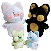 40cm dudu cat doll plush toy kawaii fox stuffed plushie soft kitten cotton sofa cushion pillow for kids baby girls lovely gift