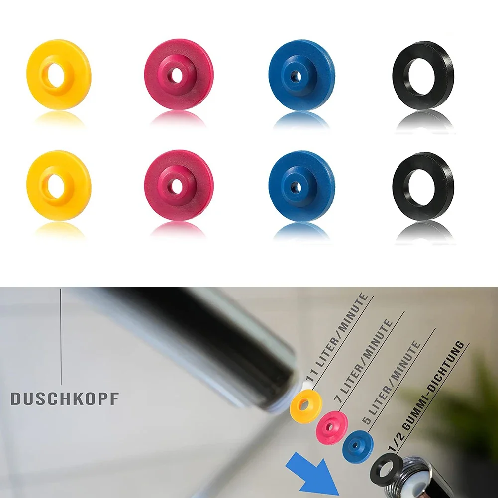 

8 шт. 1/2 дюйма, набор ограничителей редуктора потока душа, 5/7/11 л/водяной шланг, ограничитель, комбинированный ограничитель серии HA, верхний распылитель для душа