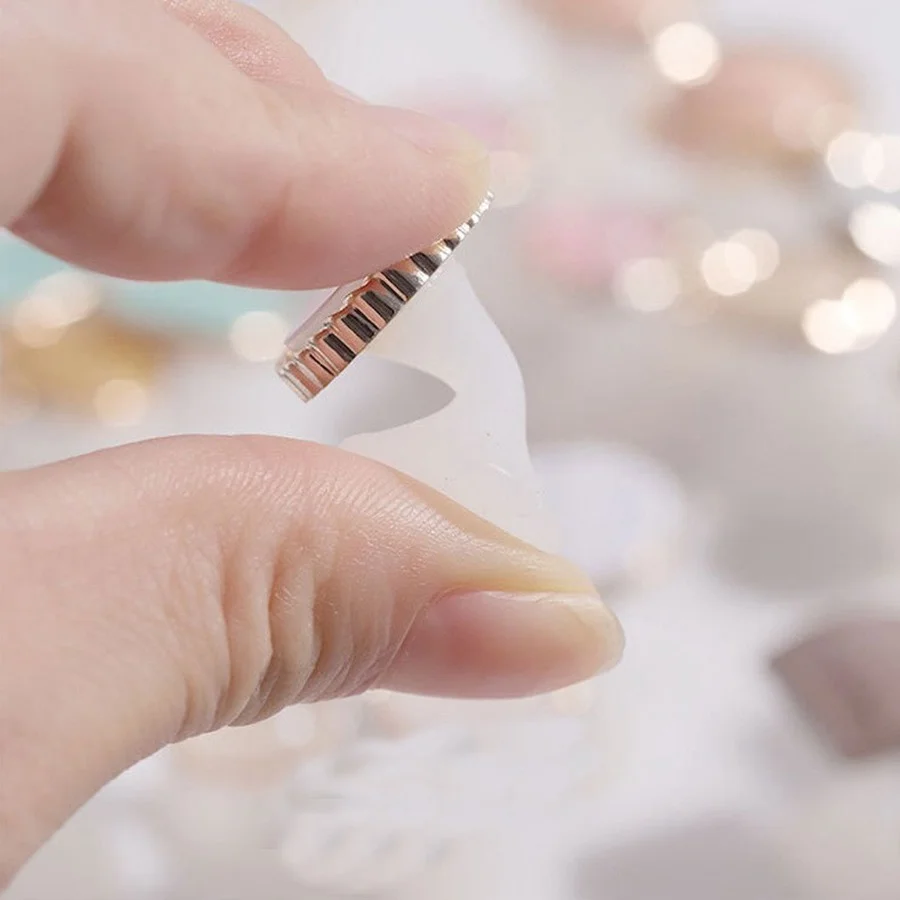 8 шт./набор Разделитель для ногтей "Цветок Сердце Жемчужина Бриллиант" силиконовый разделитель для стоп и пальцев, распространитель пальцев из силикагеля