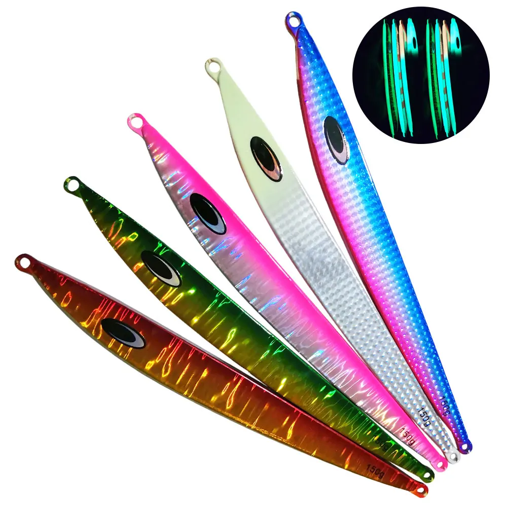 

AS Speed Falling Fast JIg 150g Pure Iron Welding Saltwate Jigging Lure Ocean Sea Fishing Lure Hard Bait Pesca